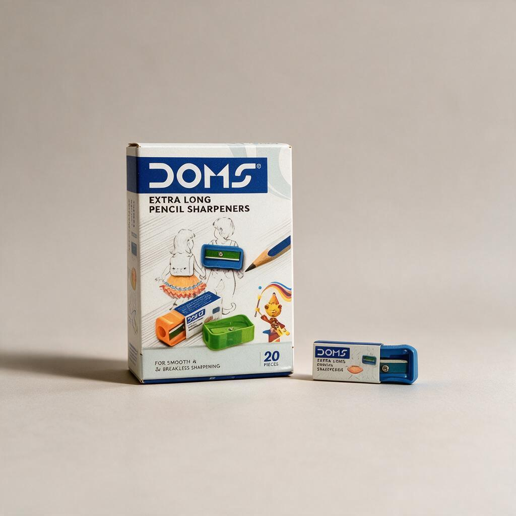 براية أقلام رصاص DOMS Extra Long – علبة 20 قطعة