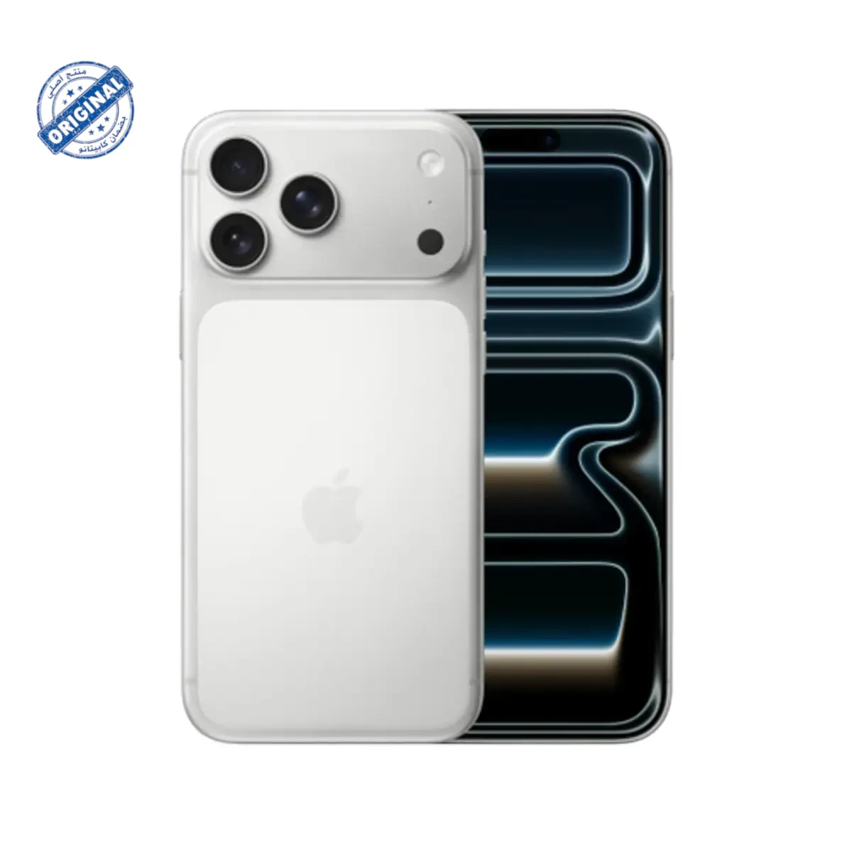 هاتف iPhone 17 Pro Max eSIM من Apple – سعة 512GB وكاميرات 48MP ابيض
