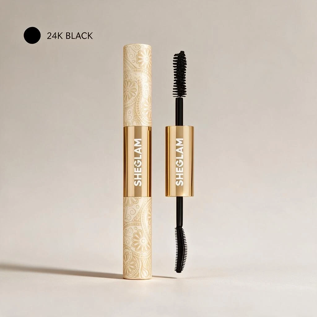 ماسكارا رموش مزدوجة SHEGLAM All-in-One Mascara – برأسين لتطويل وتكثيف الرموش