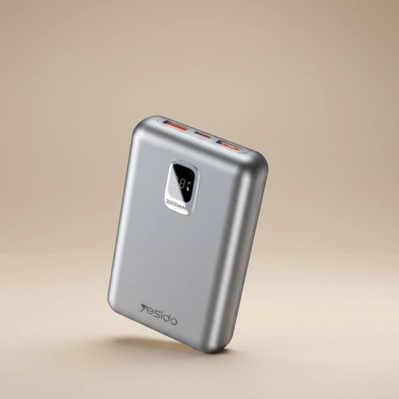 باور بانك YESIDO YP47 سعة 20000mAh وشحن سريع 22.5W